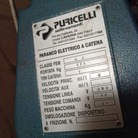 Paranco elettrico Puricelli