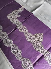 lenzuolo puro lino applicazioni cantu