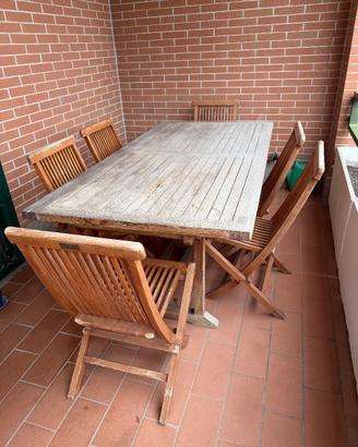 Tavolo da esterno