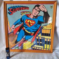 Poster  SUPERMAN incorniciato ,Editrice Cenisio