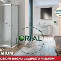 Bagno Completo PREMIUM Geberit Doccia 80x120 Mobil