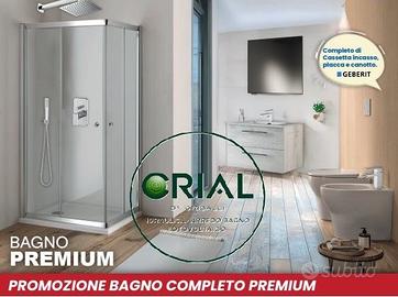 Bagno Completo PREMIUM Geberit Doccia 80x120 Mobil