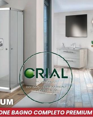 Bagno Completo PREMIUM Geberit Doccia 80x120 Mobil