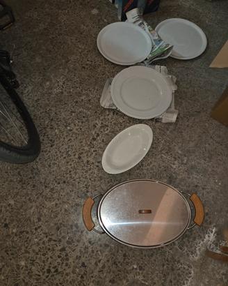 piatti bicchieri cristallo casseruola