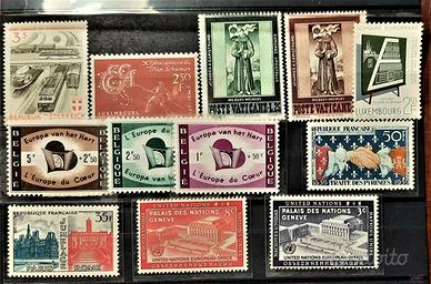 EUROPA UNITA E CEPT SERIE VARI PAESI NUOVI MNH