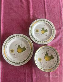Servizio in Ceramica Sarda, Fatto a Mano