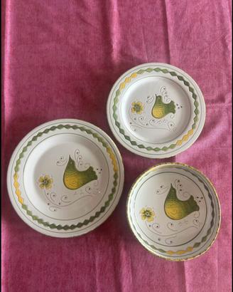 Servizio in Ceramica Sarda, Fatto a Mano