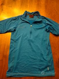 Maglietta Mammut Polartec Tg.M colore azzurro