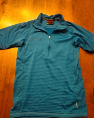 Maglietta Mammut Polartec Tg.M colore azzurro