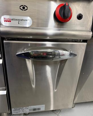 Frytop gas, piastra cucina 4W nuovo