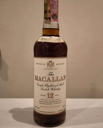 Macallan 12 Sherry oak old bottling
