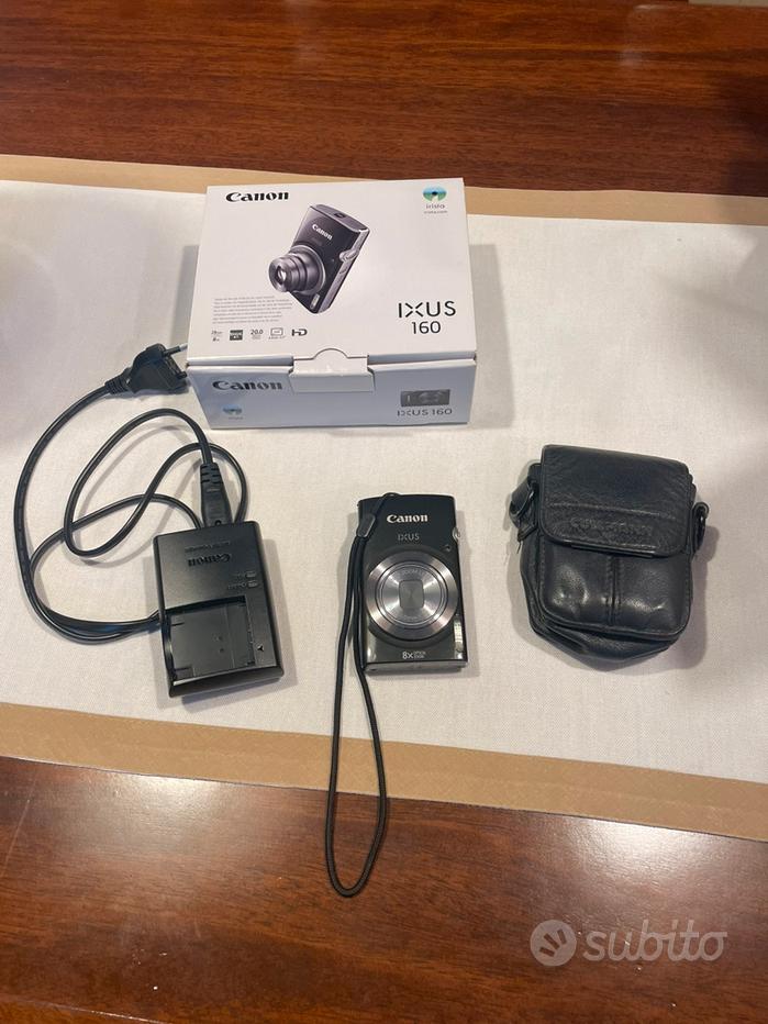 Fotocamera Canon IXY 160 Argento – Compatta, Zoom Ottico 8x, 20MP, Quasi Nuova