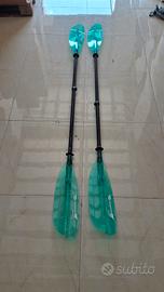 Coppia pagaie Frontier smontabili in 3 pezzi nuove