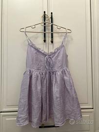 Top da donna viola con spalline