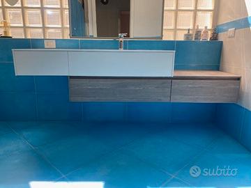 Mobile bagno Lavello pregiato in corian