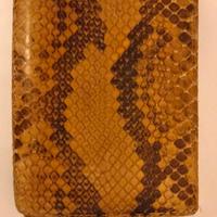 Portafoglio uomo in pitone