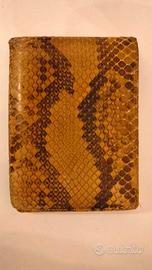 Portafoglio uomo in pitone