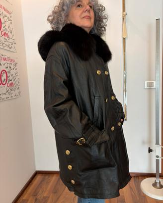 Cappotto in pelle