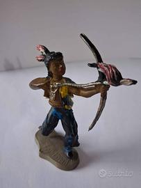 INDIANO  CON ARCO XILOPLASTO CROMOPASTO ANNI '60