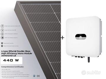 kit fotovoltaico HUAWEI moduli BIFACCIALI 9 kw