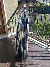Lettino prendisole pieghevole