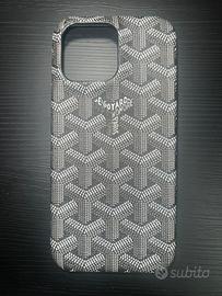 Cover Goyard Iphone 16 Pro Max - Grigio Siderale