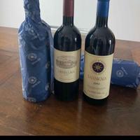Vino Sassicaia e Ornellaia