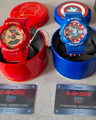 Casio GShock edizioni limitate Ironman e Cap Ameri
