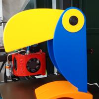 bajour lampada tucano. Stampa 3D