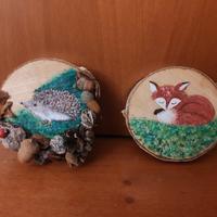 Animali nel bosco quadri