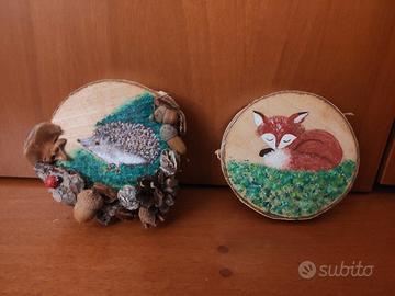 Animali nel bosco quadri