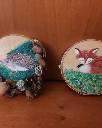 Animali nel bosco quadri
