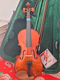 Set violino completo + custodia, pece e corde