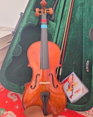 Set violino completo + custodia, pece e corde