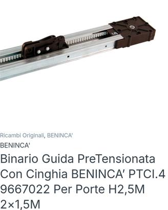 Traino automazione basculante jm4 BENINCA'