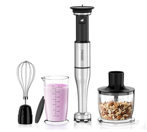 FRESKO Frullatore a Immersione 1000W acciaio inox