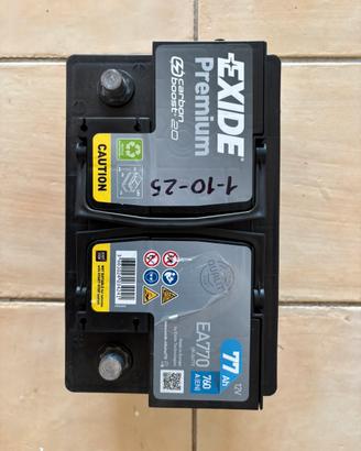 Batteria Exide Premium EAA770 77Ah 760A 12V