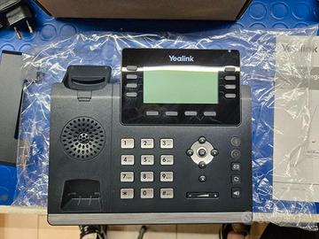 Telefono Yealink SIP-T44U VoIP - scatola+accessori
