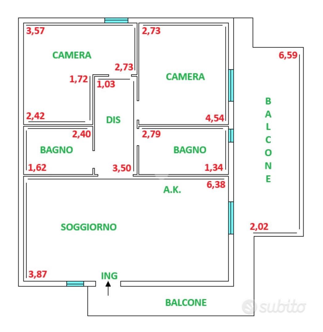 Apartment in Aprilia, Latina - Vista 2