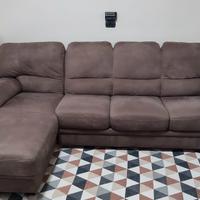 Divano/sofà 4 posti con penisola