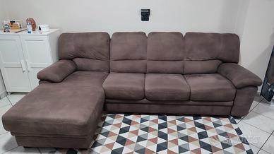 Divano/sofà 4 posti con penisola