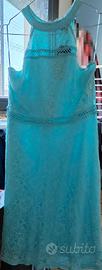 Vestito elegante in pizzo azzurro - Taglia XL