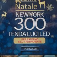 300 led nuovi per Natale, cavo 8 metri