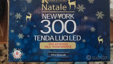 300 led nuovi per Natale, cavo 8 metri
