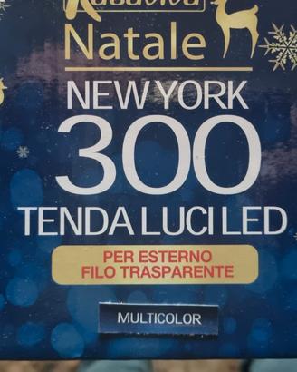 300 led nuovi per Natale, cavo 8 metri