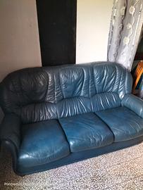 divano in pelle tre posti