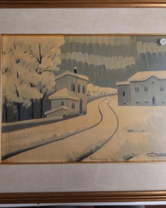 Quadro opera pittore Artioli Racconigi 1948
