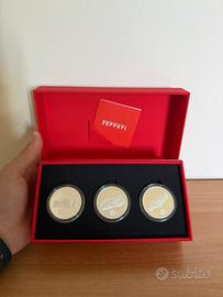 6 Euro Ferrari Trittico Monete Argento