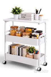 mobiletto bianco da cucina casa modello shabby 