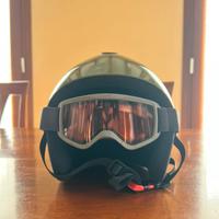 Casco sci in taglia S completo di maschera